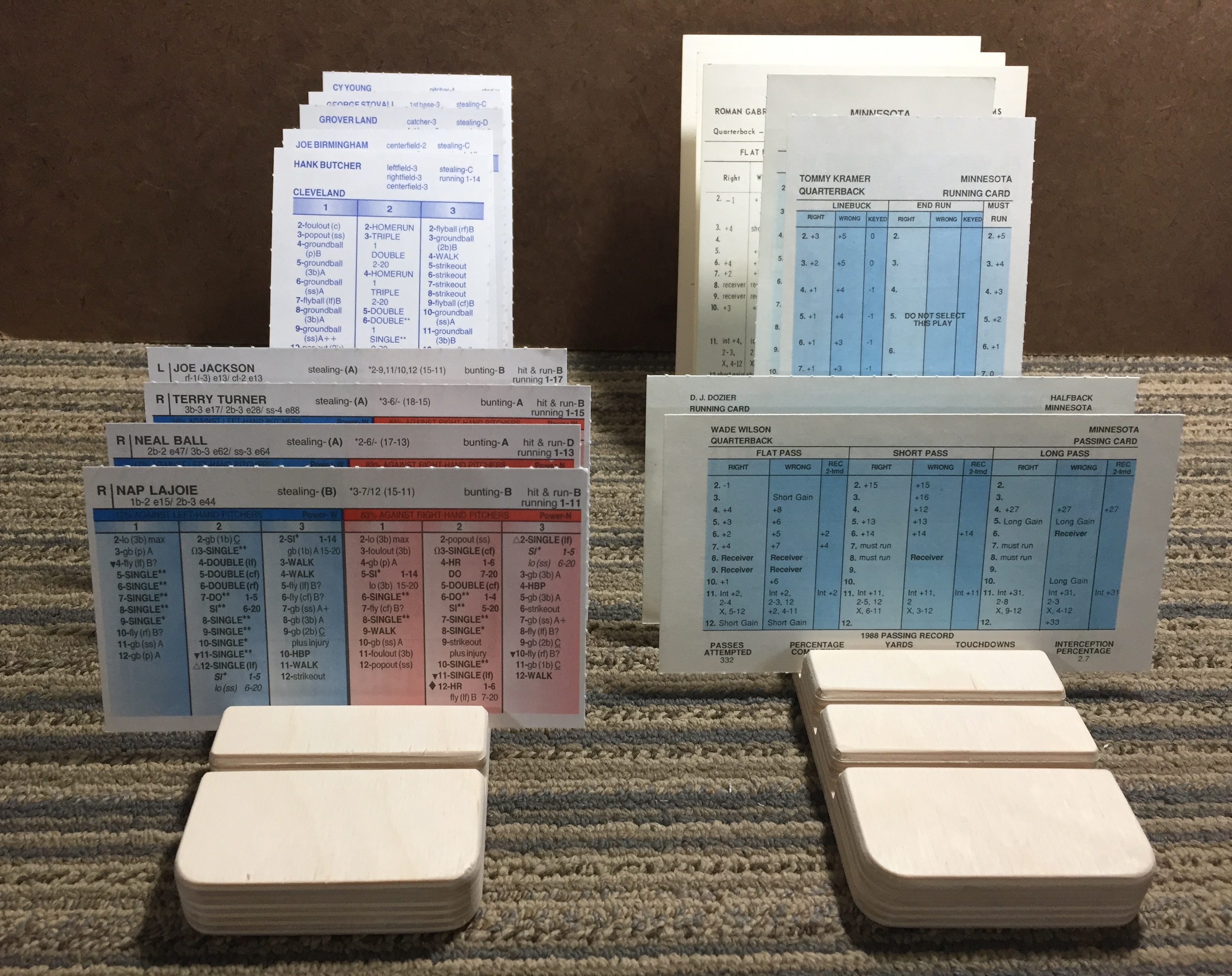 1988-1989 Strat-O-Matic Complete Season Hockey Printed Storage Envelopes 